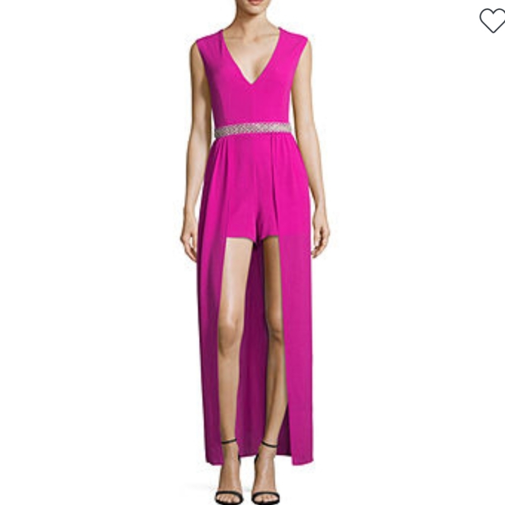 Crystal sky juniors sleeveless embellished maxi